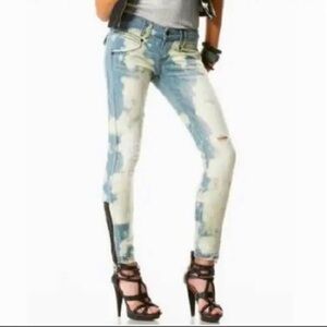 Vintage Y2K Bebe ankle zip jeans (NWOT)-26